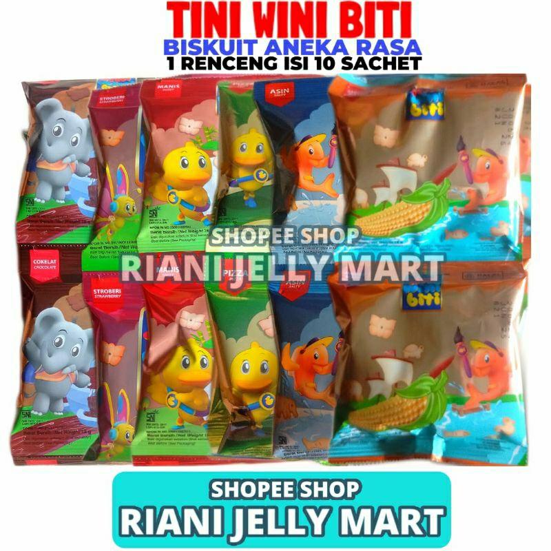 

Tini Wini Biti 1 Renceng Isi 10 Sachet 18g