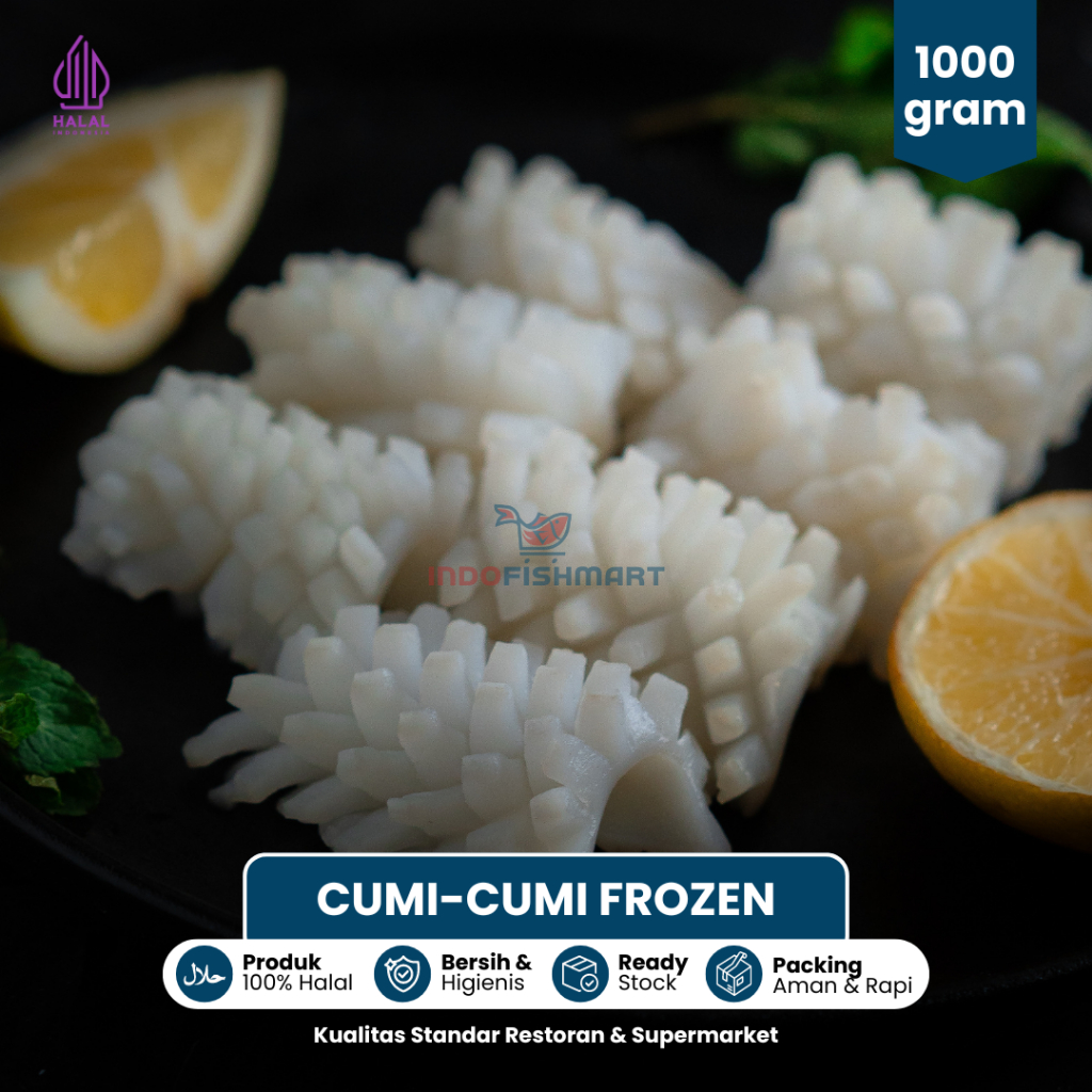 

Cumi Flower Beku Frozen kemasan 500 gr