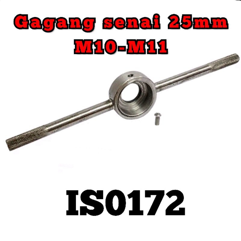 Gagang senai 30mm untuk senai kecil m10 - m11 bahan full besi