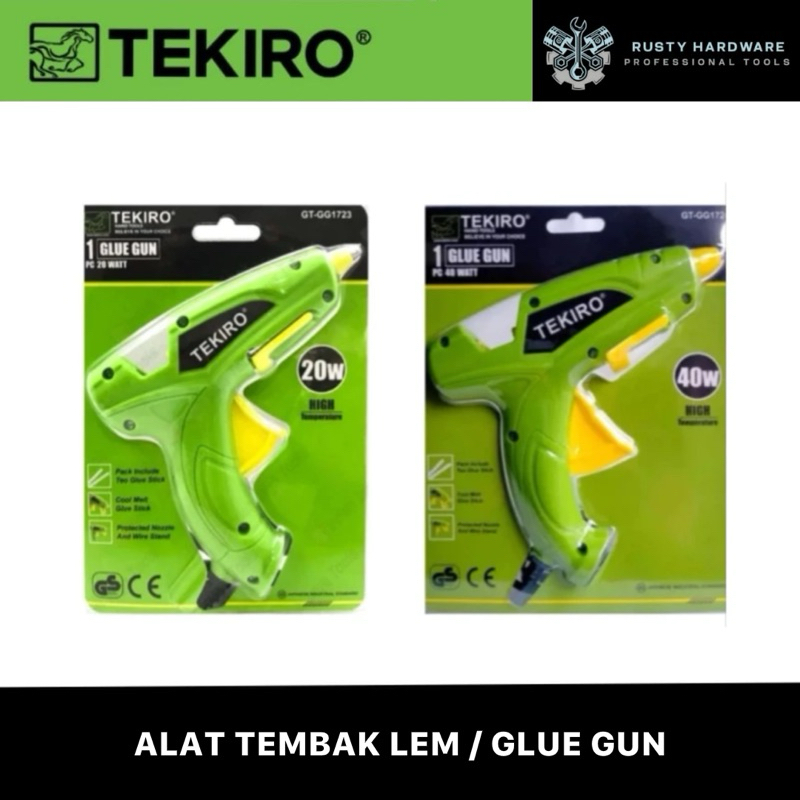 TEKIRO – ALAT TEMBAK LEM / GLUE GUN 20 & 40 WATT. (100% ORIGINAL)