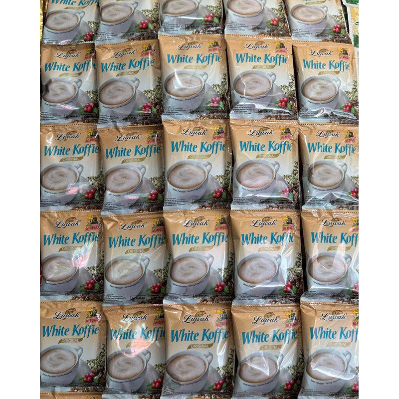 

LUWAK WHITE KOFFIE renceng isi 10 sachet - kopi bubuk 3 in 1