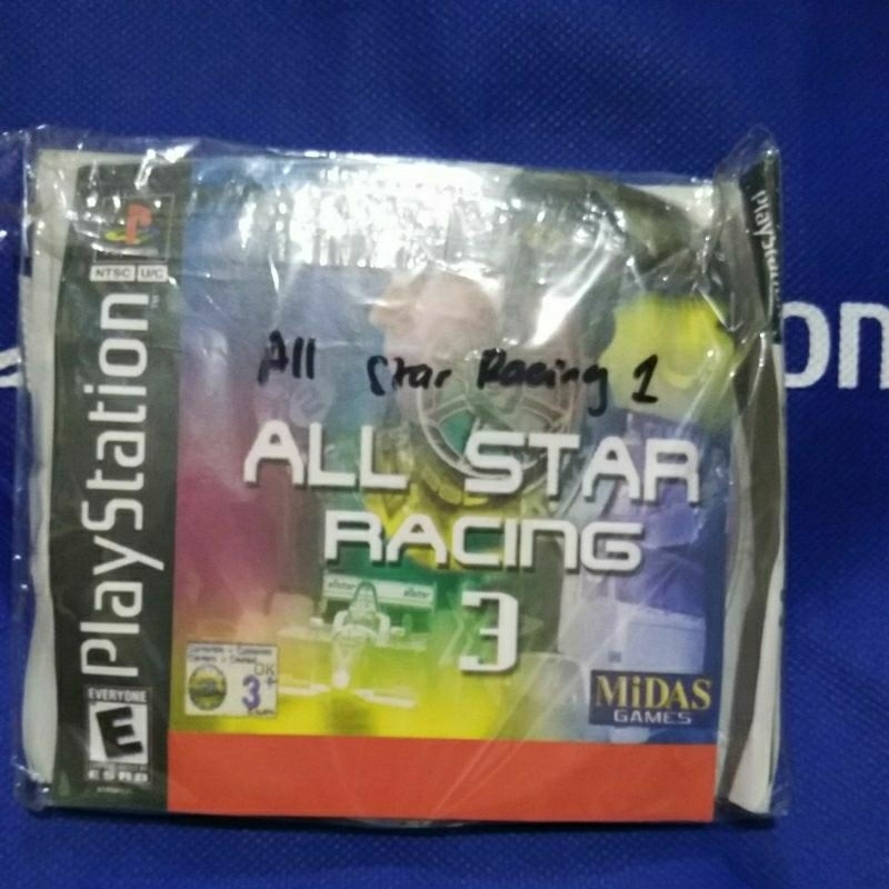 KASET GAME CD PS1 PSX PS ONE ALL STAR RACING 1 COPAB DAN BURNING