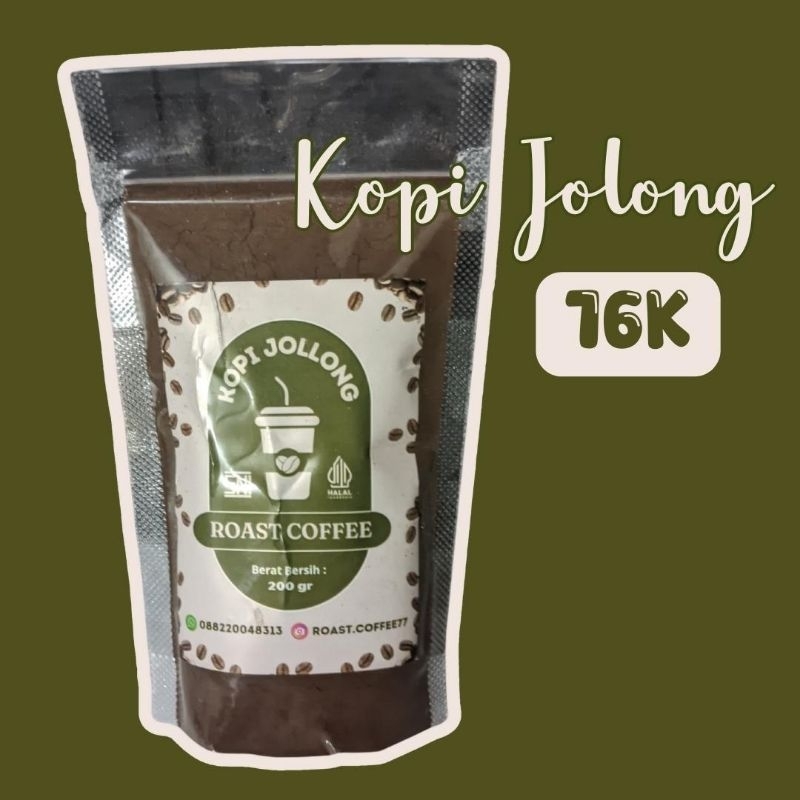 

KOPI BUBUK JOLLONG | KOPI 100 GRAM | KOPI JOLLONG PATI | Roast Coffee