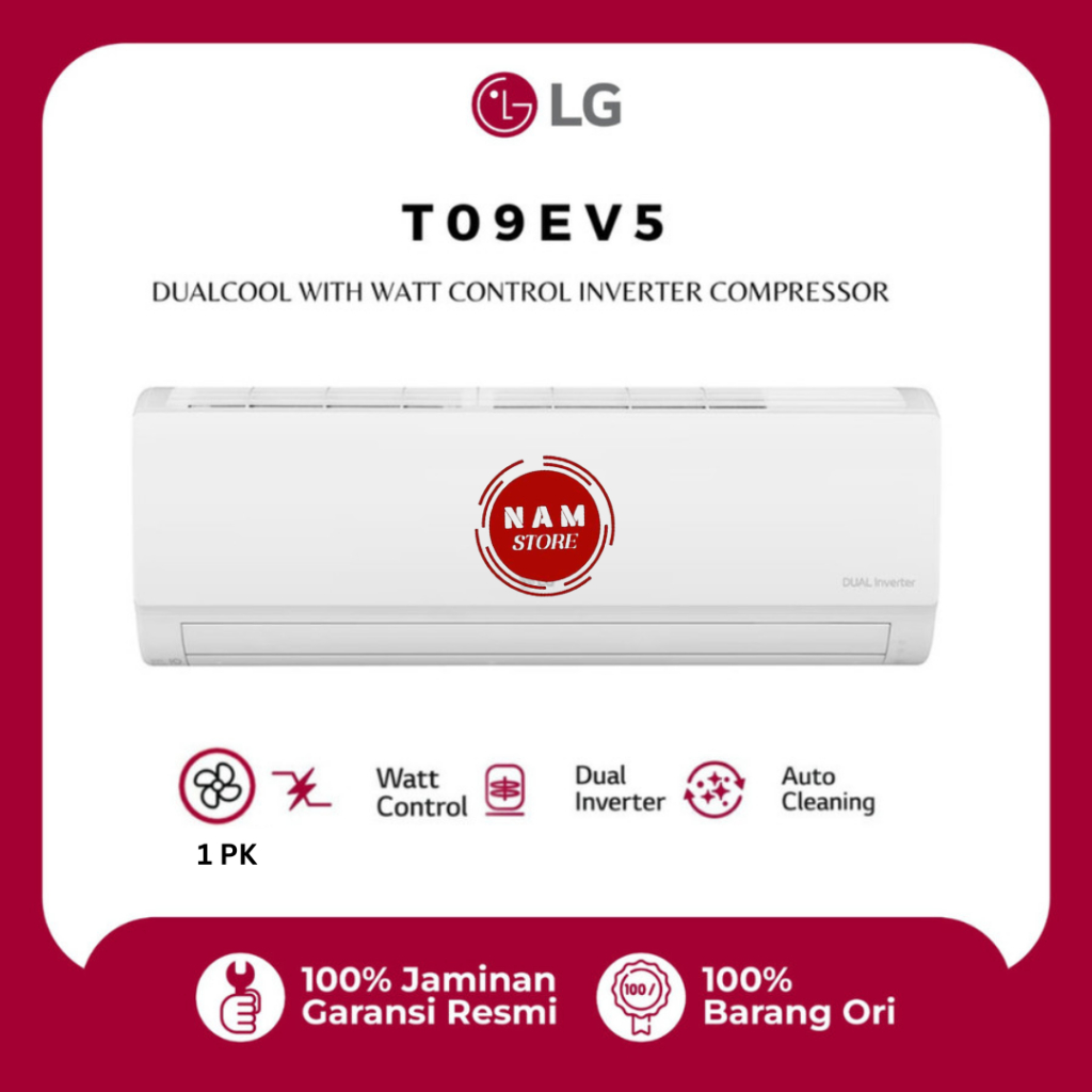 AC LG Inverter Dualcool with Watt Control 1/2 PK, 1 PK | NAM STORE