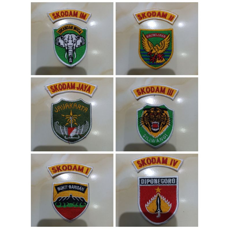 Badge | Bet PDH LOKASI & KESATUAN SKODAM TNI