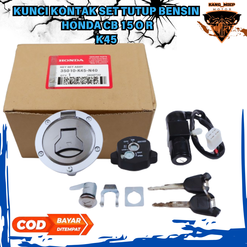Kunci Kontak CBR 150 NEW LED 1 SET / Kunci Kontak Sepeda Motor Honda CBR 150 New / Kunci Kontak K45