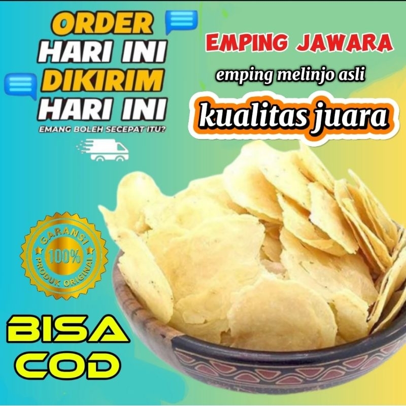 

EMPING MELINJO MENTAH ASLI SUPER KHAS BANTEN 500gr