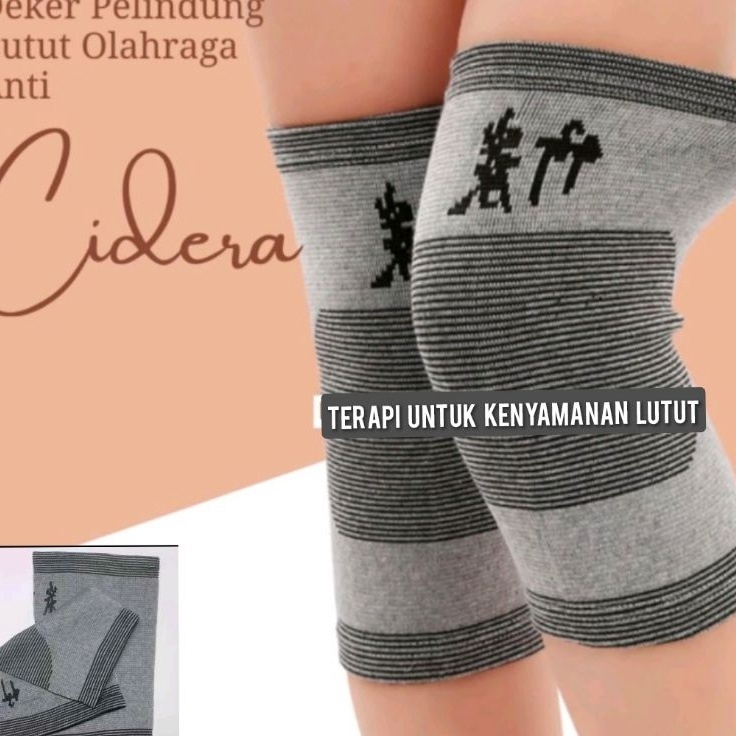 Hadir Favorit  Deker Decker Knee Kneepad Pelindung Lutut Anti Rematik Olahraga FUTSAL SEPAK BOLA VOL