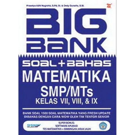 

(ID2863) BIG BANK SOAL+BAHAS MATEMATIKA SMP/MTS