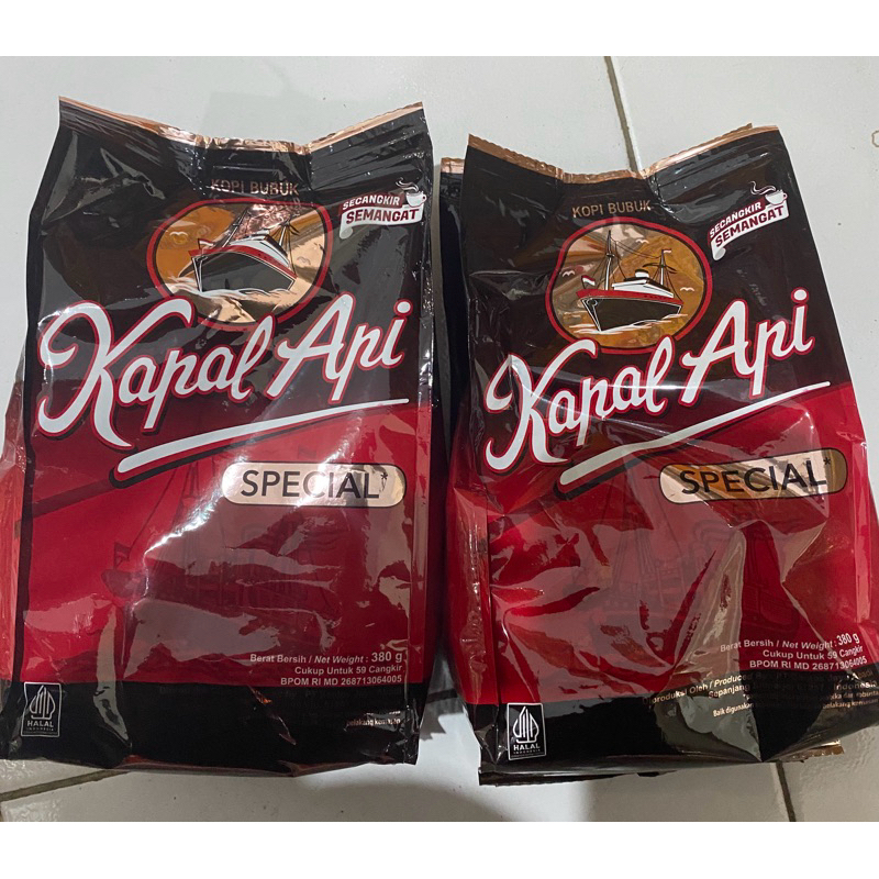 

KOPI KAPAL API SPECIAL ( Kemasan Merah ) 380 Gram.