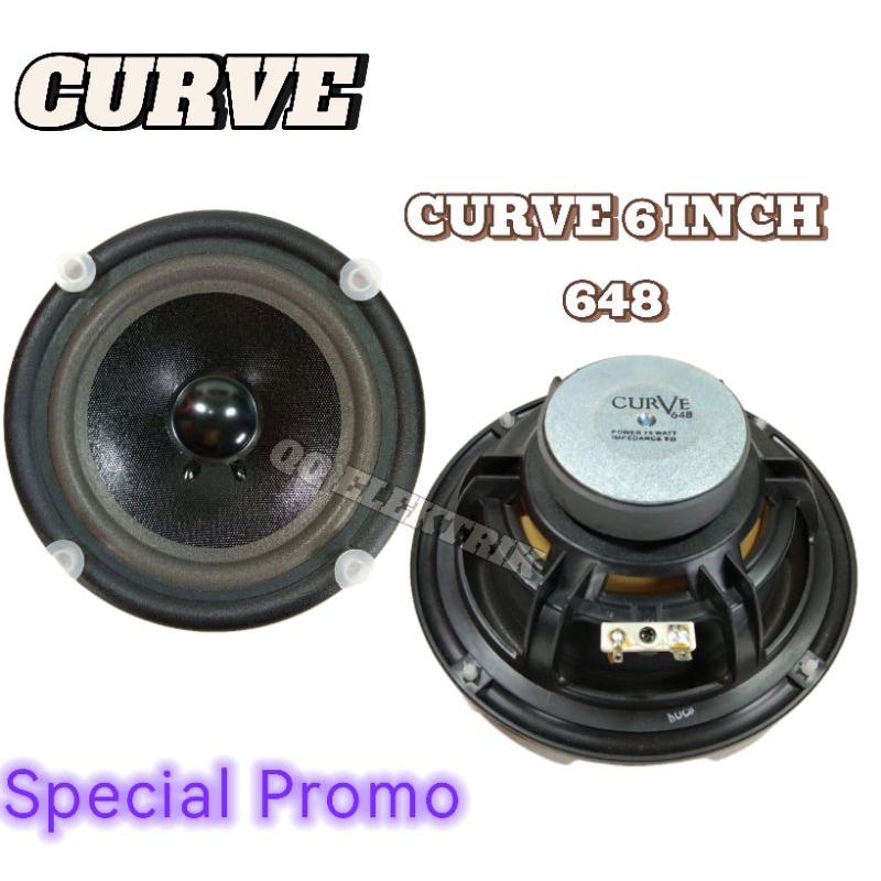 speaker Curve 6 Inch 648 Curve woofer 6 Inch 648 original sinar baja