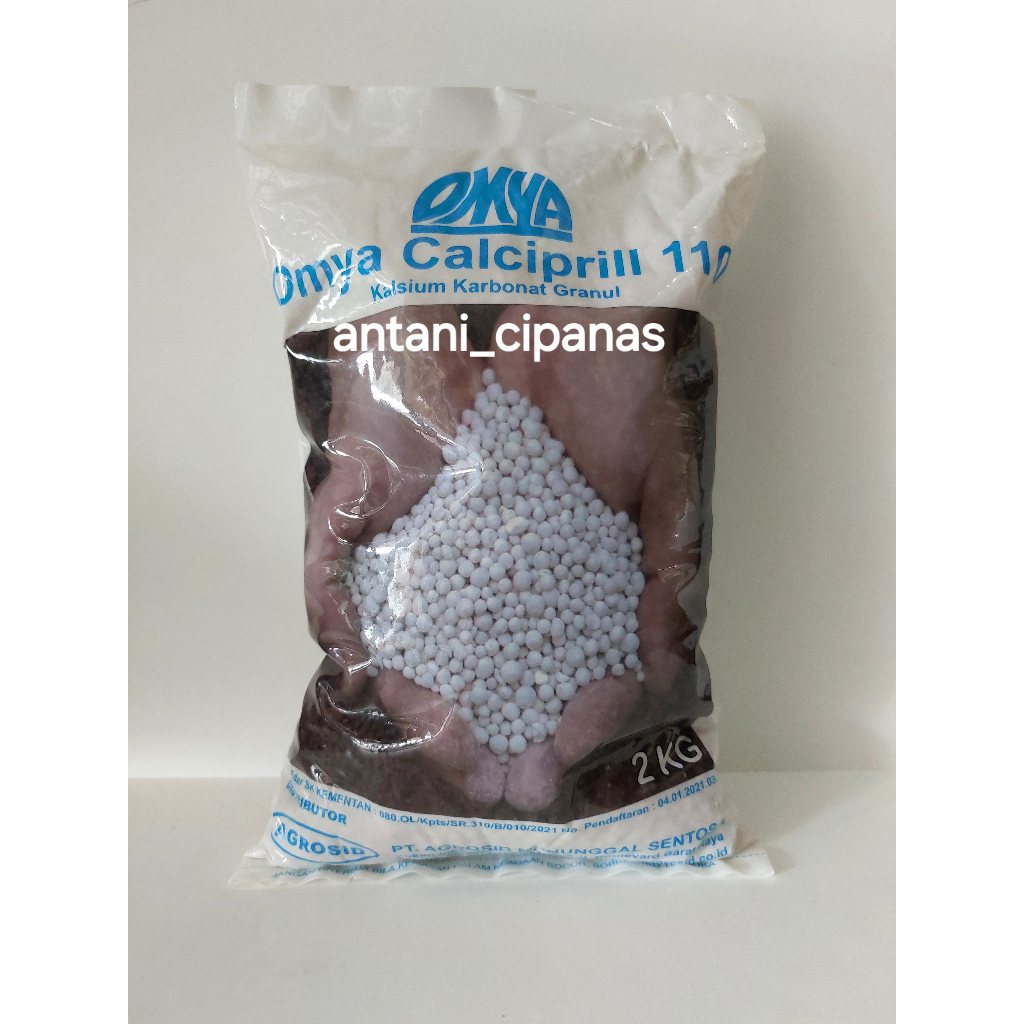 OMYA CALCIPRILL 110 2KG Kalsium Karbonat Granul