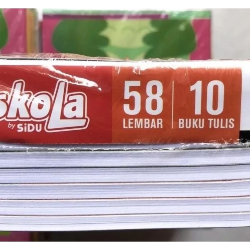 

Buku tulis SKOLA by SIDU 58 lembar 10 buku