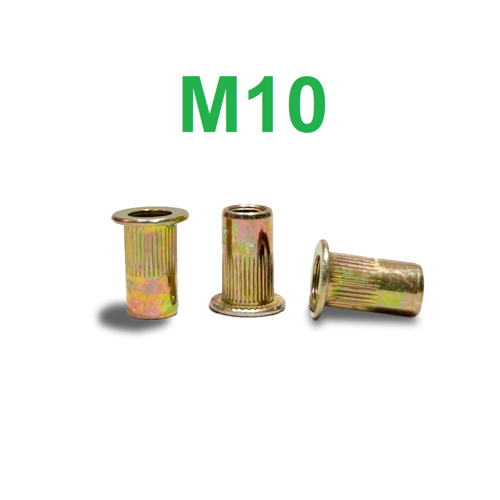 MUR RIVET / RIVET NUT BESI KUNING M10