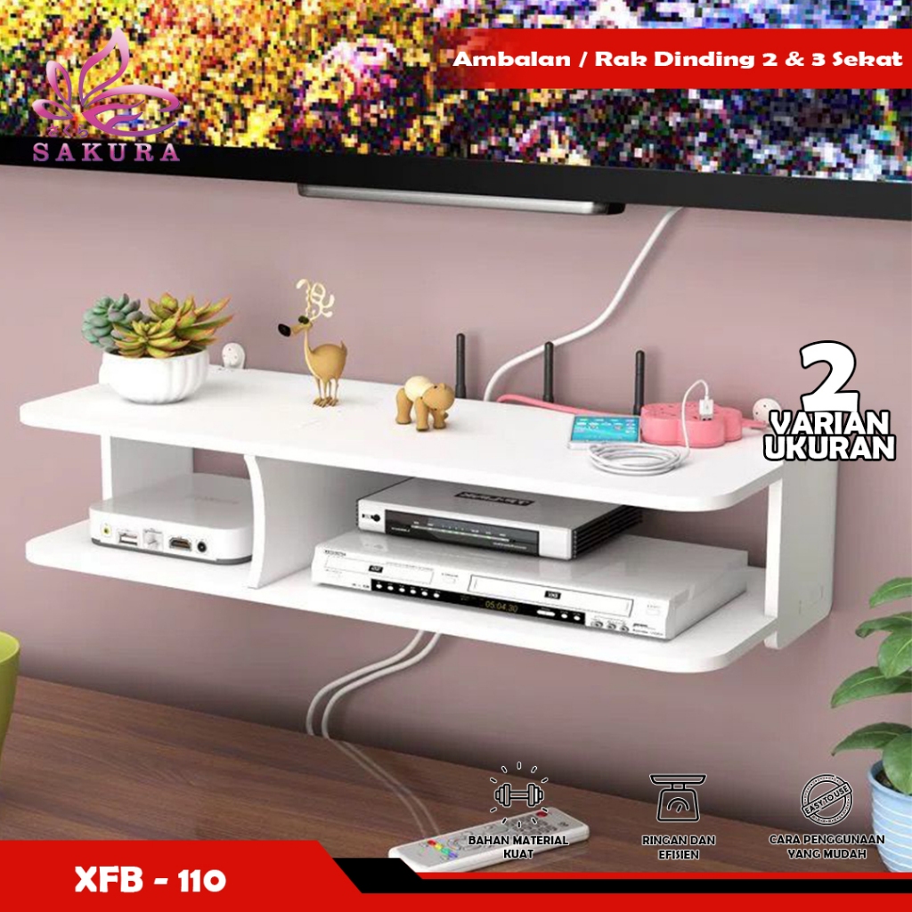 Rak penyimpanan router kotak penyimpanan TV ruang tamu rak kemenangan/partisi teknologi dinding peng