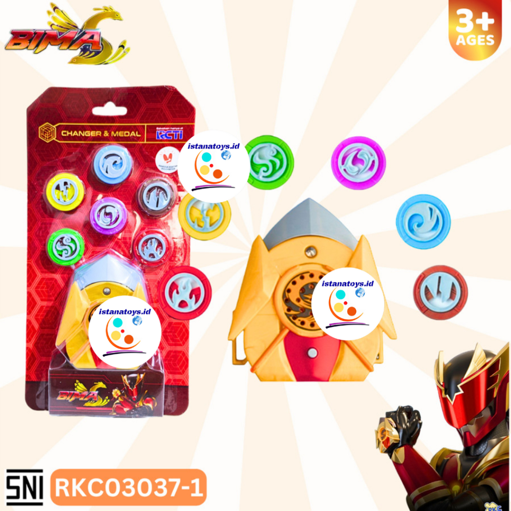 ID Mainan Bima S Changer & Medal RKC03037-1
