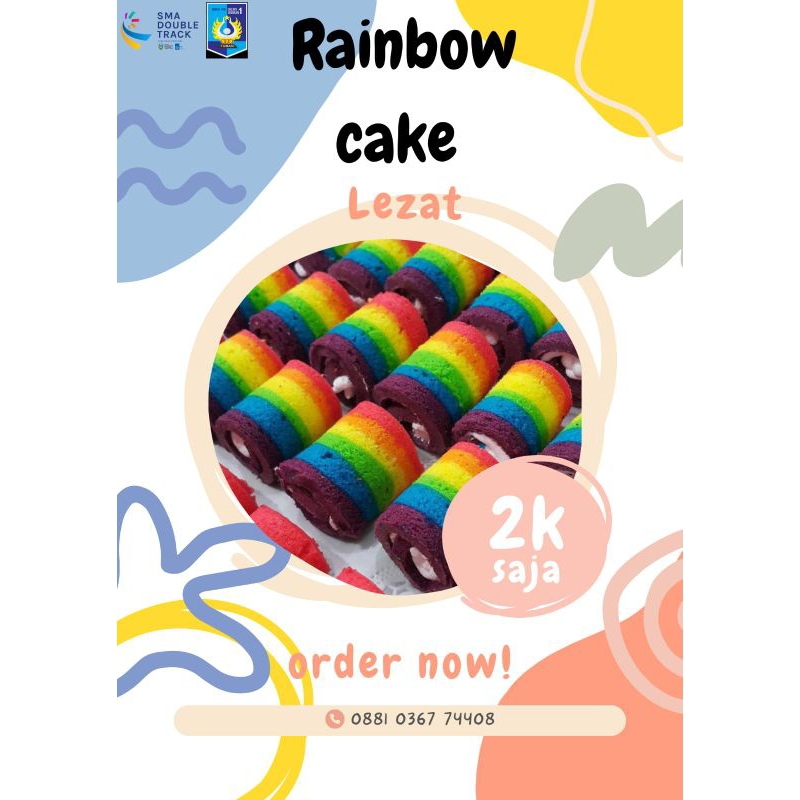 

Rainbow Cake mini