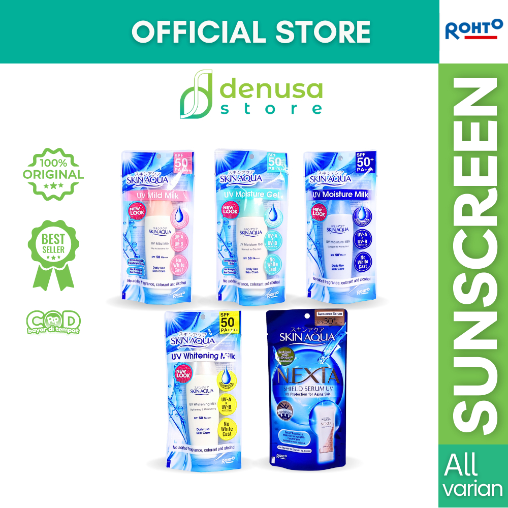 Skin Aqua UV Sunscreen Whitening Milk Longer Lightening Dry to Sensitive Nexta Moisture Gel SPF 50