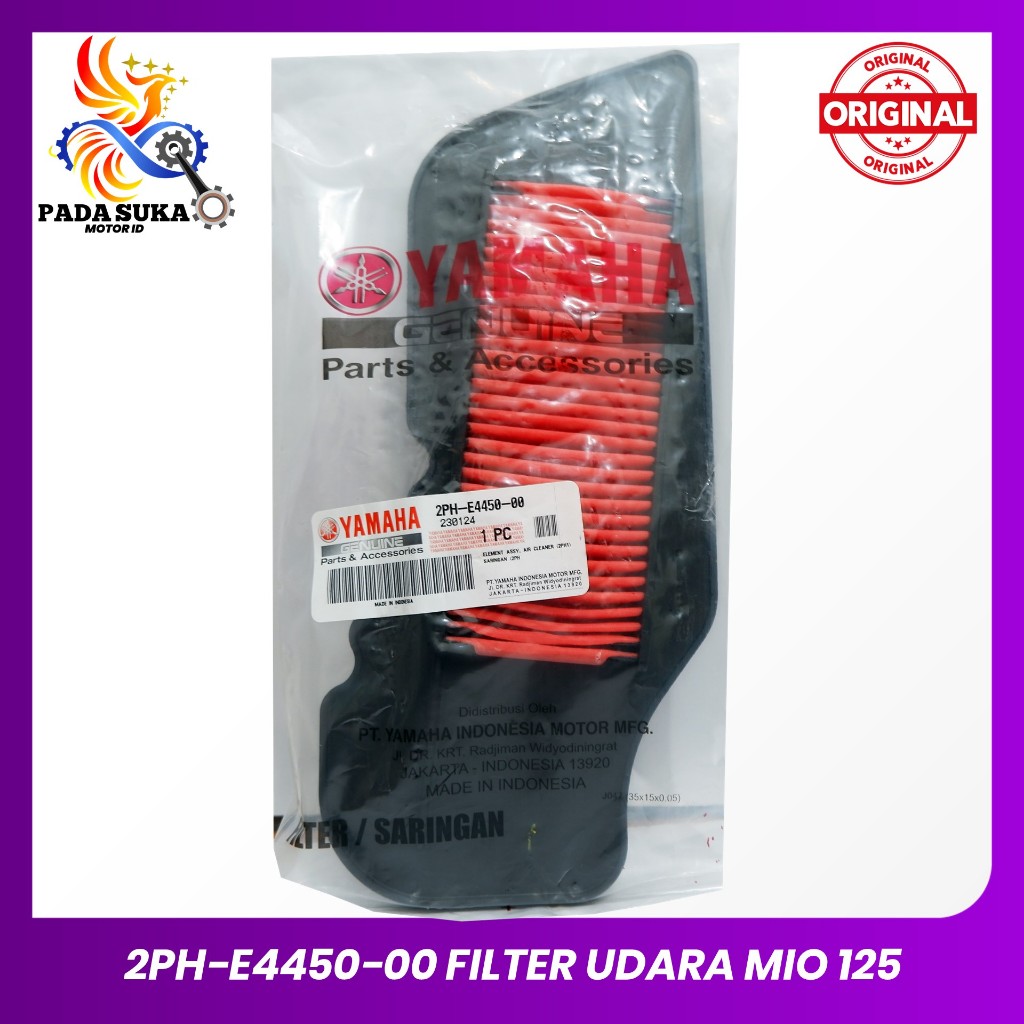 Filter Udara / Saringan Udara Motor Yamaha MIO M3 / 2PH-E4450-00 YGP ORIGINAL 100%