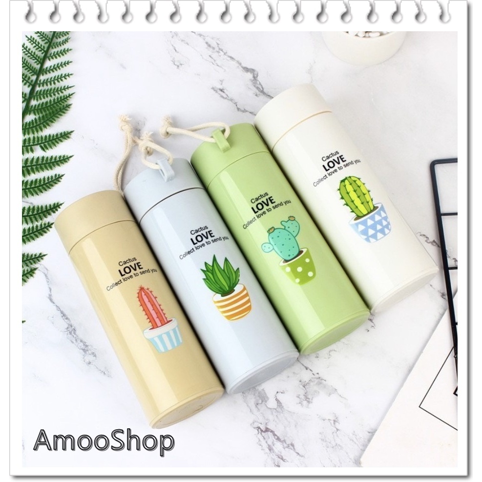 Botol Kaca Kaktus Botol Kaca Tumbler No Box Terlaris