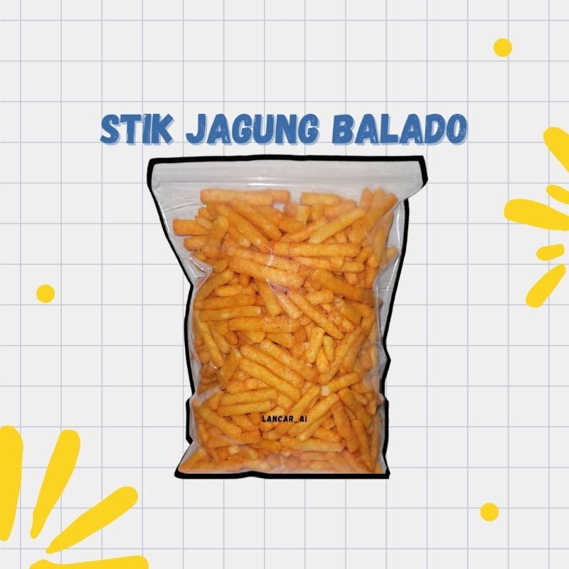 

Stik Jagung Balado TES / Murah 250gr