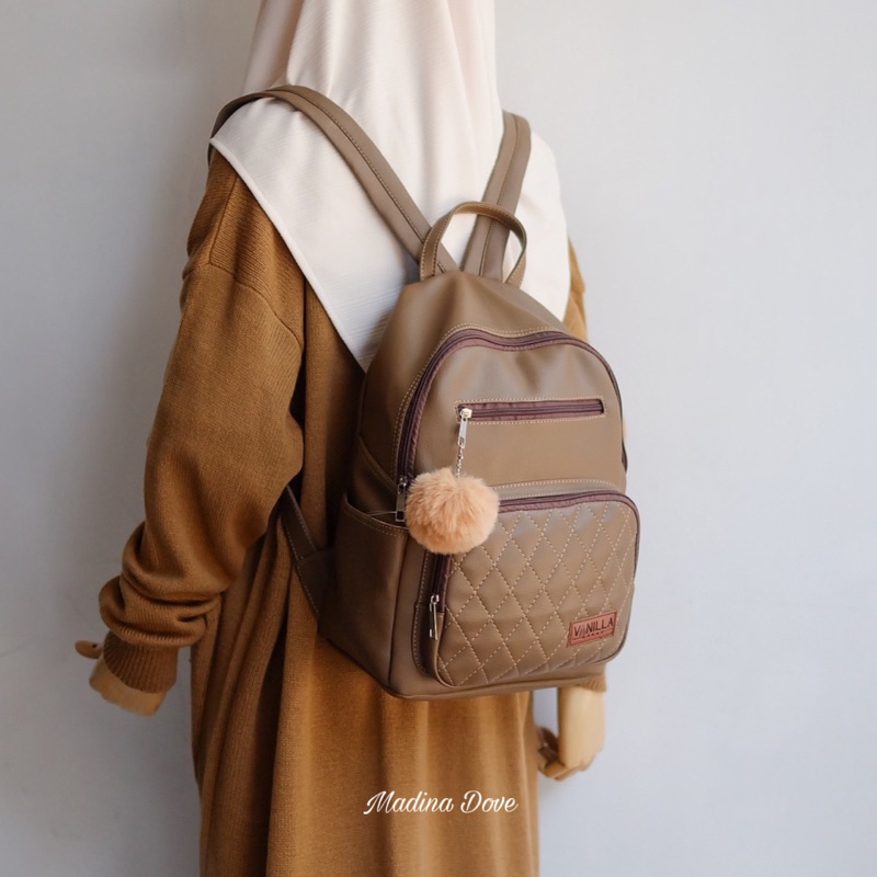 Vanillahouse BAG Korean Bag Tas Ransel madina anti air wanita