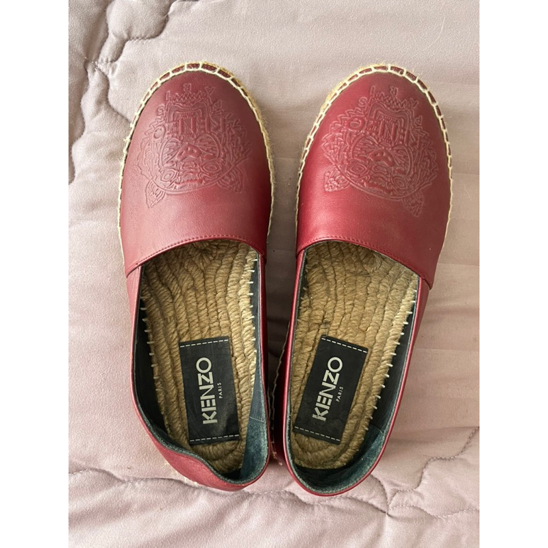 PRELOVED AUTHENTIC MURAH TRUSTED 100% RED KENZO TIGER SHOES LEATHER LINING