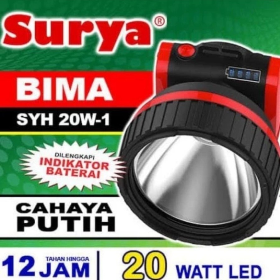 Surya senter kepala led 20 Watt SYH 20W-1