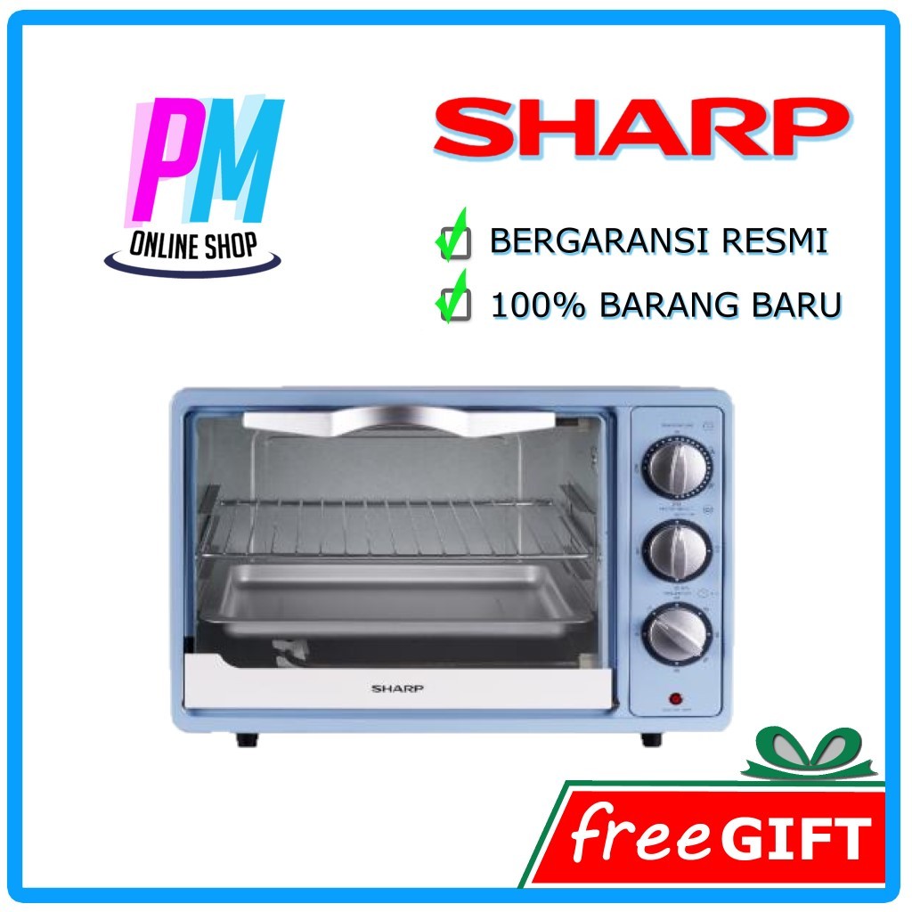 SHARP OVEN TOASTER LISTRIK 18 LITER EO-18BL / OVEN LISTRIK 18L ELECTRIC OVEN SHARP