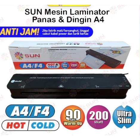 

Alat Laminating Mini / Laminating Dingin untuk KTP, Ijasah, KK, Sertifikat, Akte, Dokumen A4 / F4 ( 240 mm )