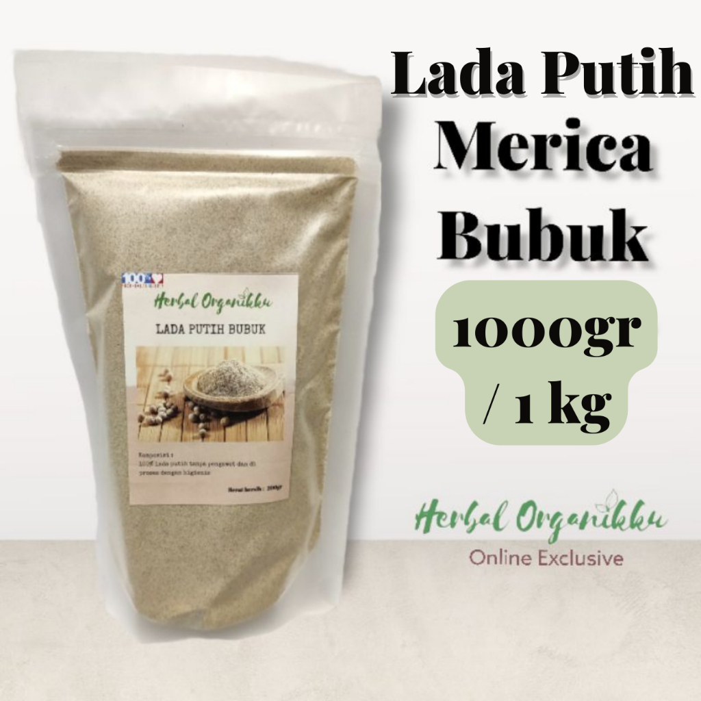 

Lada Putih Bubuk 500 & 1000gr(1kg) | Merica Bubuk