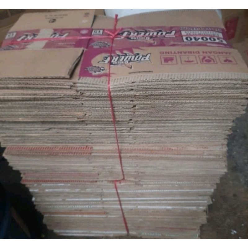kardus bekas sembako air mineral campur hrga 1kilo