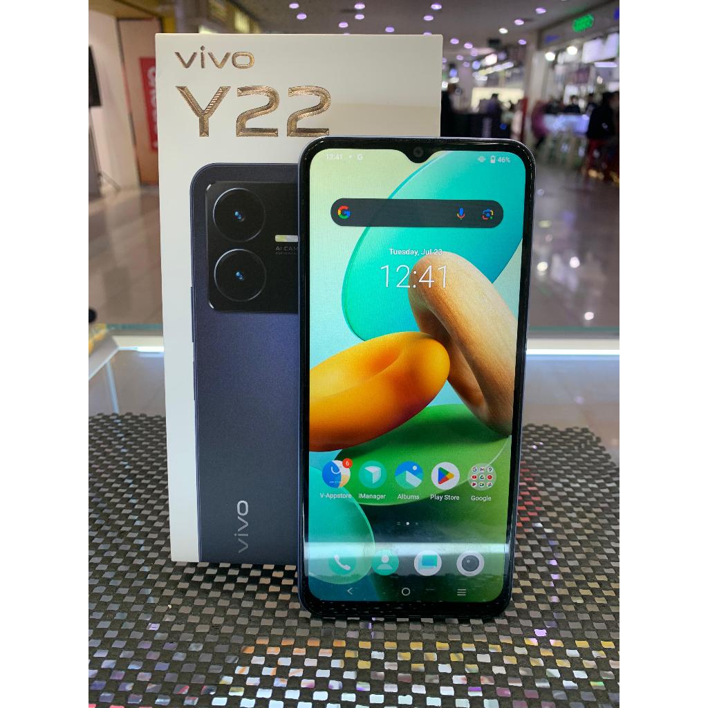 VIVO Y22 6/128GB SECOND SEKEN BEKAS RAM 6 INTERNAL 128
