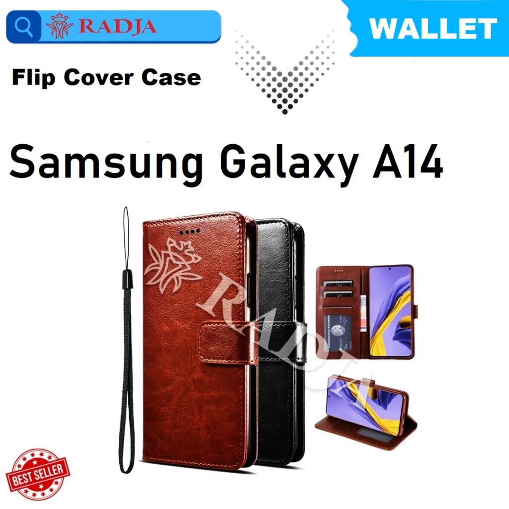 Wallet Leather Flip Cover Case Samsung A14 - Samsung M14