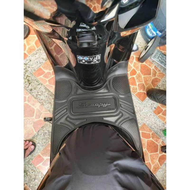 Karpet Scoopy 2013-2024 Alas Kaki Motor Scoopy Aksesoris Motor Scoopy Pijakan Kaki Scoopy 2013-2024