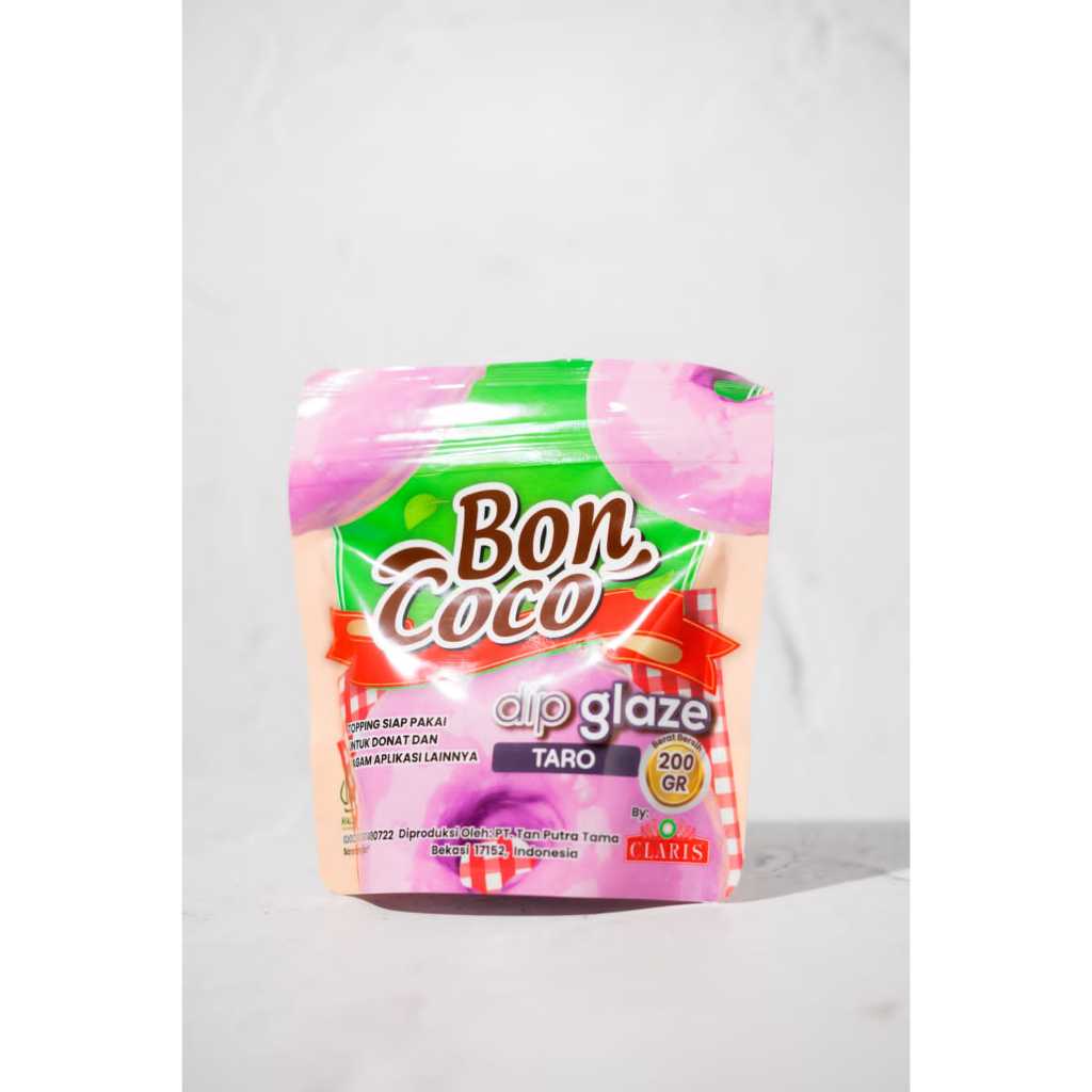 

BONCOCO GLAZE TARO 200GR UNTUK TOPPING CAKE/ROTI/ DONAT & DEKOR
