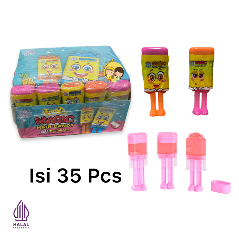 

GROSIR - Permen Magic Hair 35 x 8 Gr Rasa Buah by Jadoel_Snack