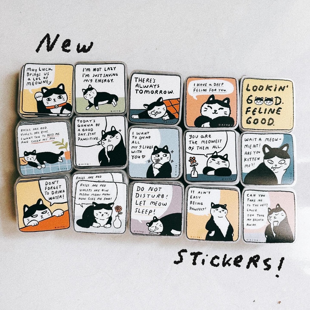 

Asobi Assorted Die Cut Sticker Part 2