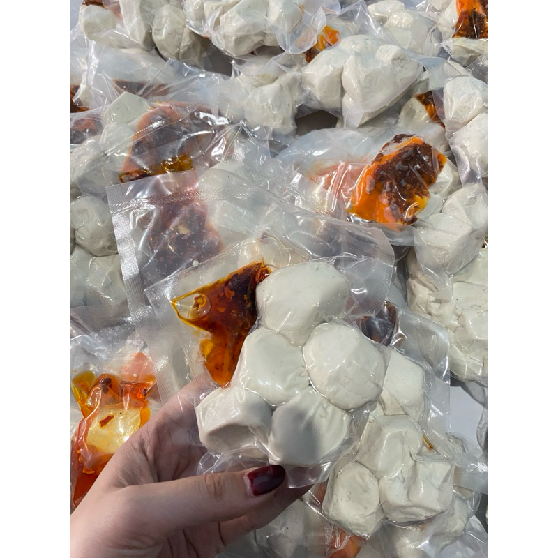 

Basreng mentah Bumbu Chili Oil pedas