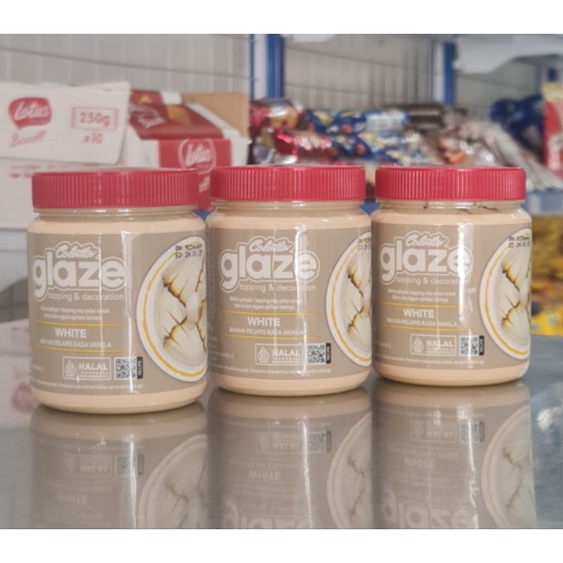 

Colatta Glaze White Vanila 250gr/Coklat Putih 250gr/Hiasan Donat/Coklat Donat/Toping Donat