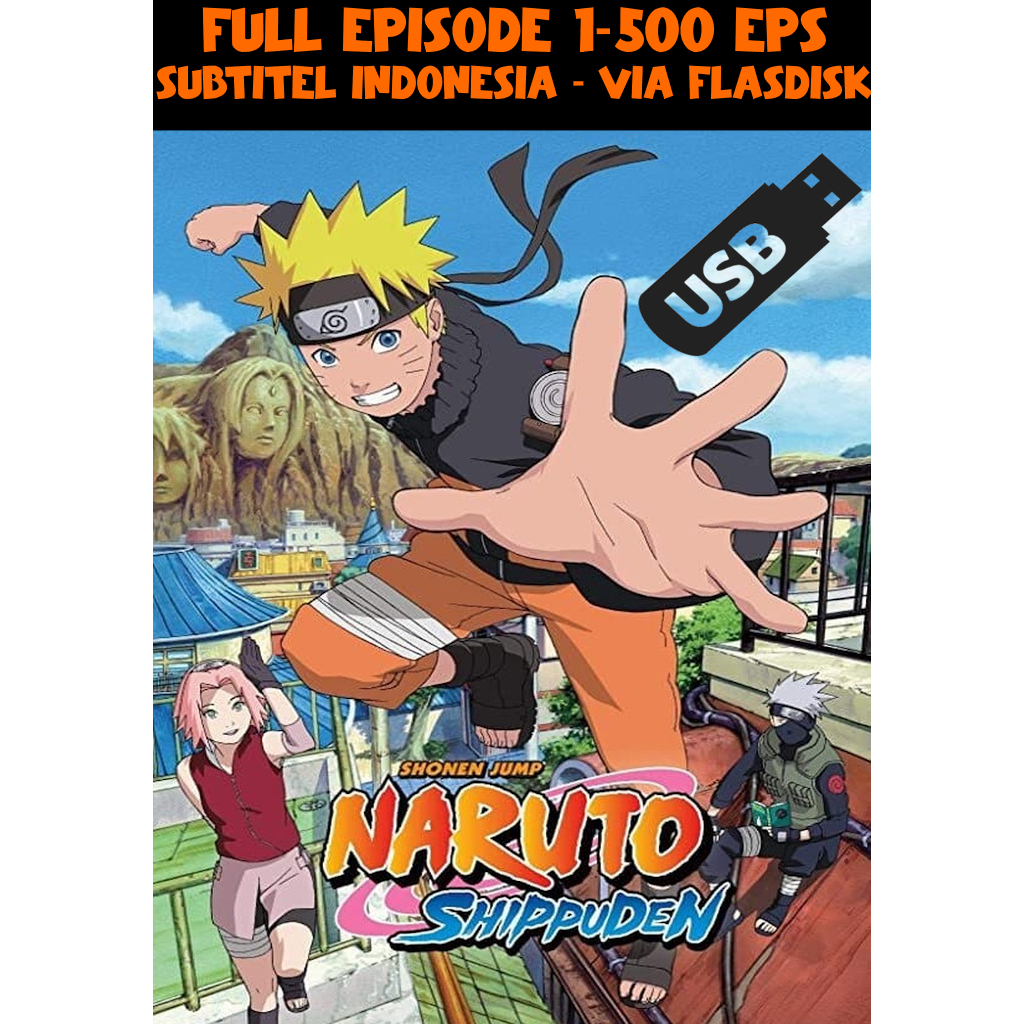 Vidio anime film Naruto shippuden sub indonesia eps 1-500 via flesdisk