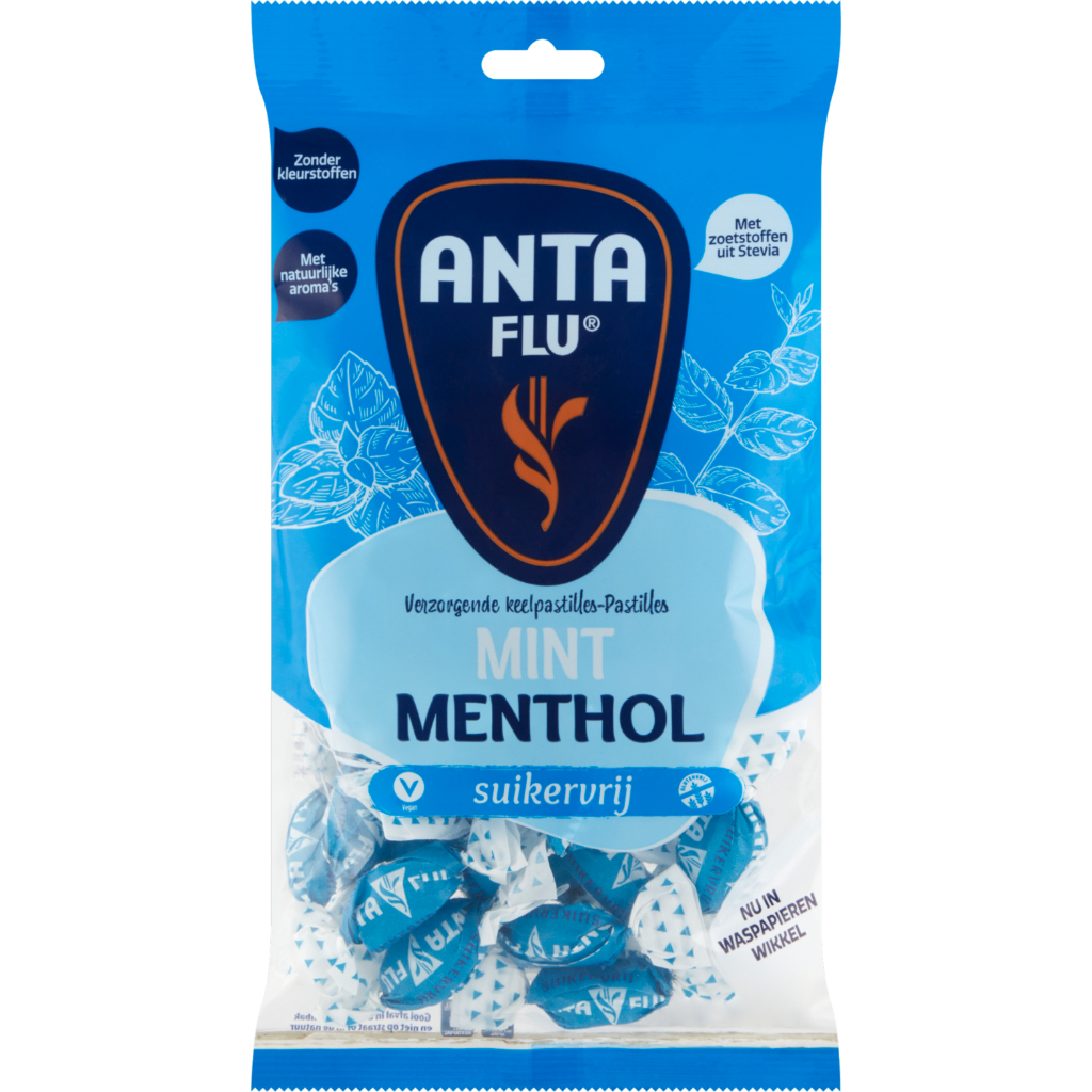 

ANTAFLU MINT MENTOL SUIKERVRIJ 110 GR