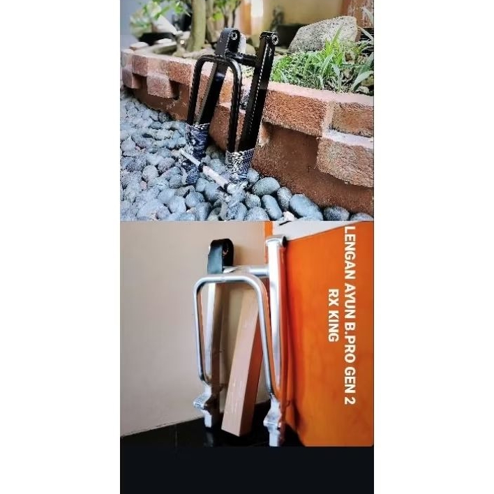 LENGAN AYUN/ ARM B.PRO RX KING GEN  2 STL BLACK, SILVER