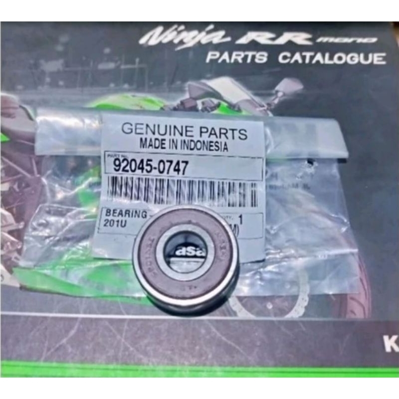 Bearing laher roda velg depan Ninja rr mono Z250 SL original