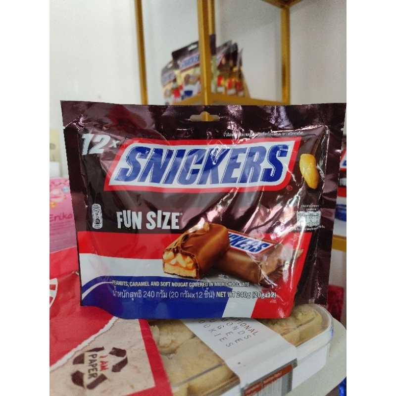 

SNICKERS FUN SIZE ISI 12 PCS 240g