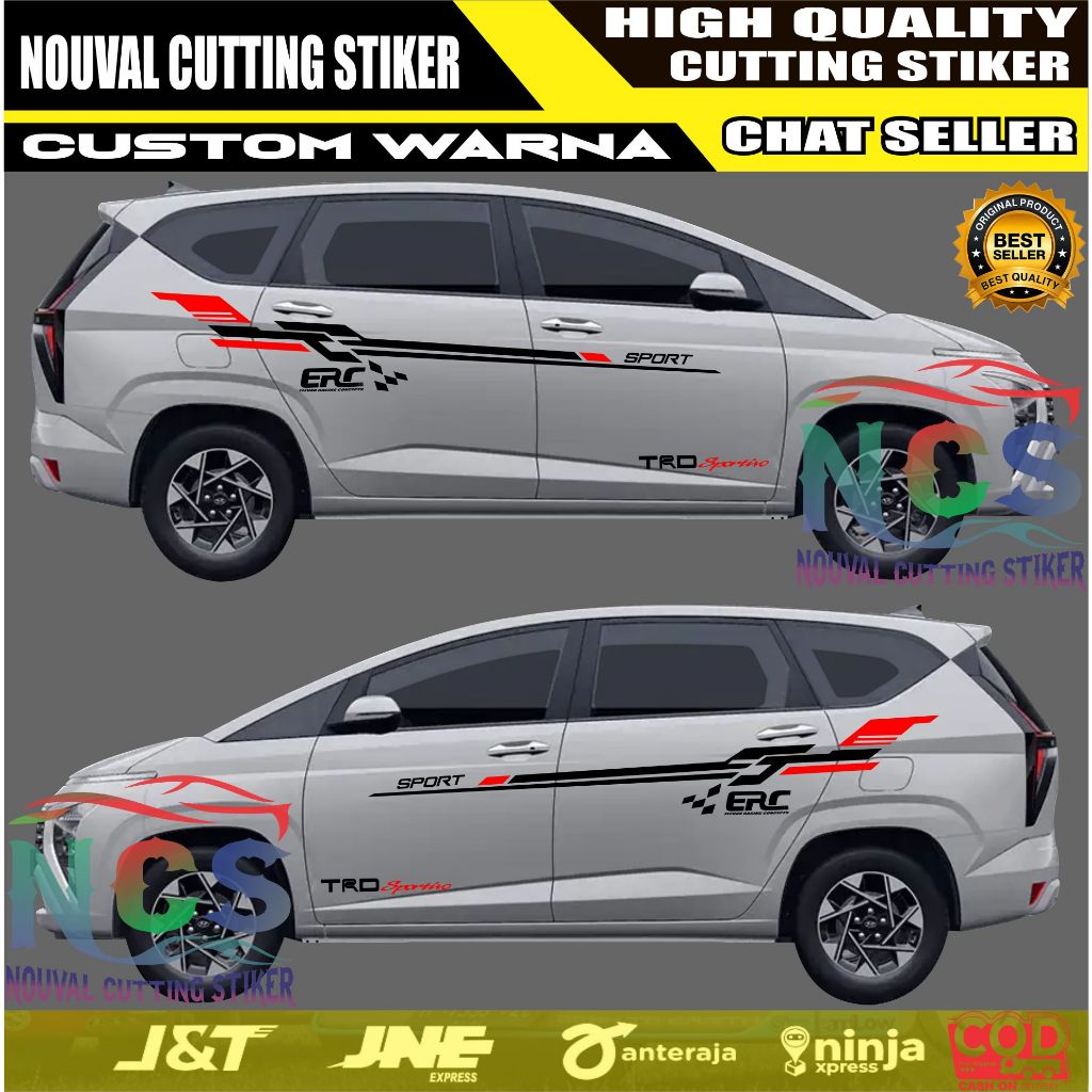 Stiker Lis Body Mobil Hyundai Terbaru Cutting Stiker Variasi Body Samping Mobil Stargazer