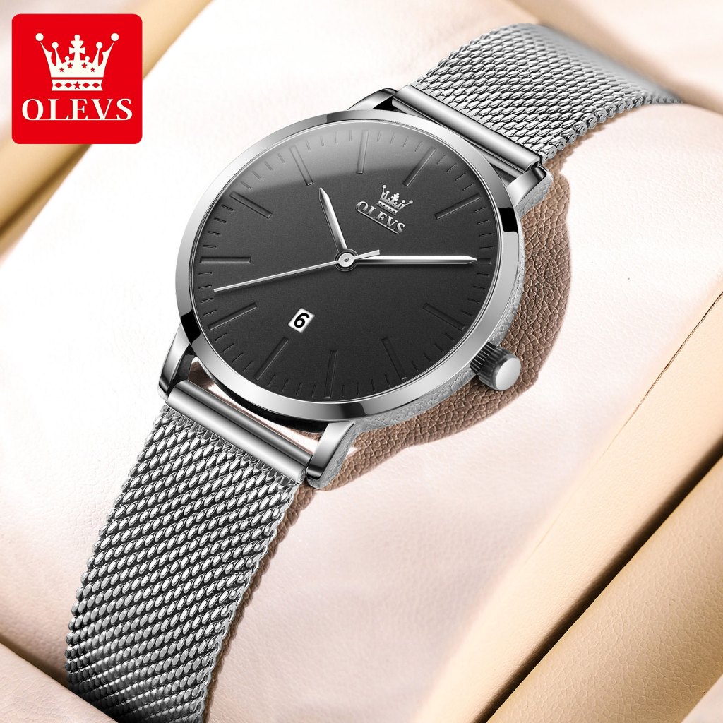 OLEVS Jam Tangan Original 100% Wanita Terbaru Analog Elegan Jam Tangan Wanita Murah Mewah Anti Air
