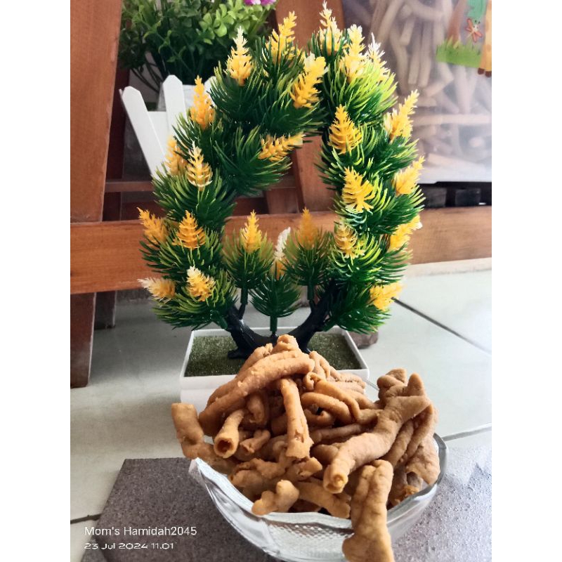 

kripik usus, 1kg krioik usus renyah gurih