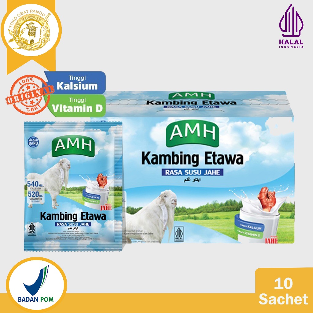 

AMH KAMBING ETAWA / SUSU KAMBING ETAWA DENGAN JAHE