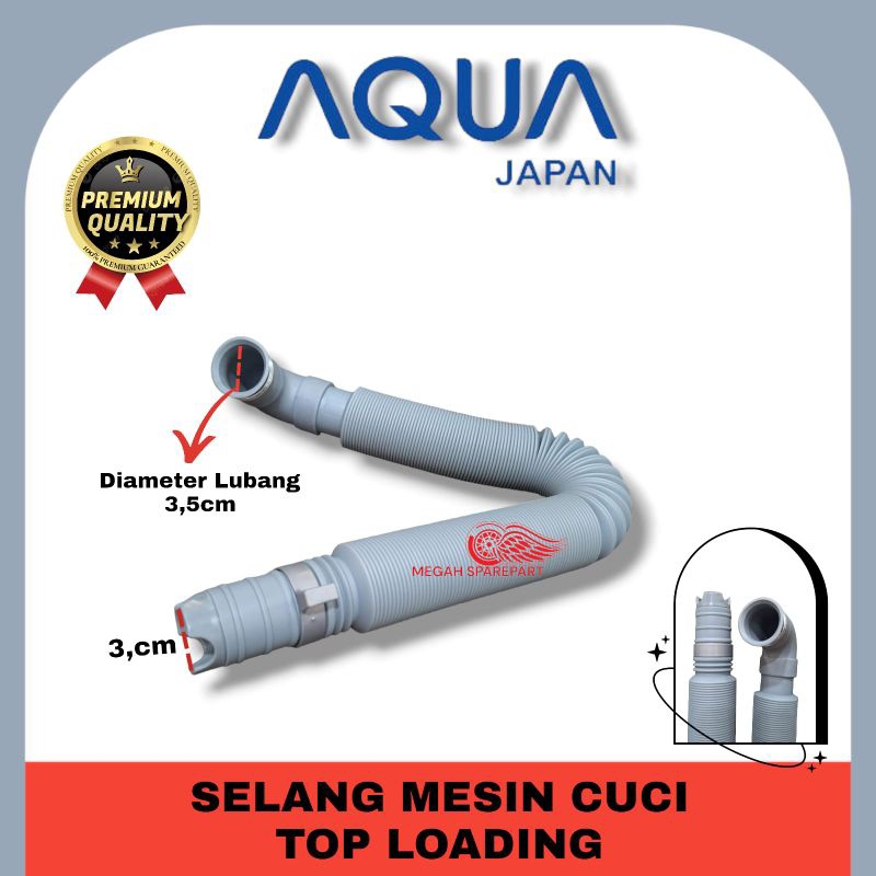 selang pembuangan mesin cuci AQUA Japan 1 Tabung | Top Loading